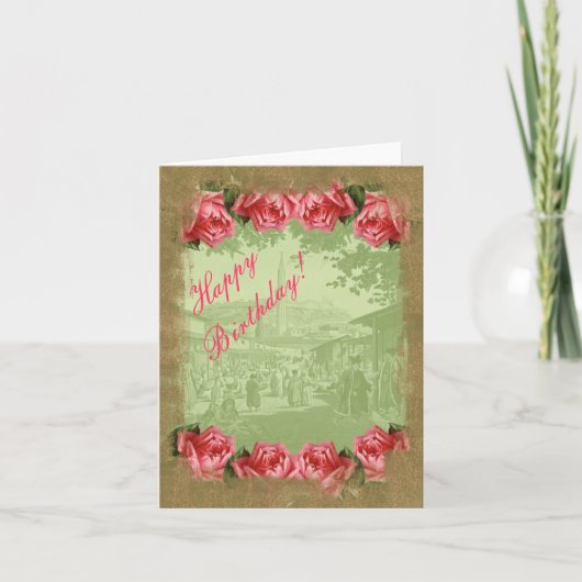 Bazar Green - Kaart Note (Voorkant)