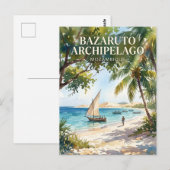 Bazaruto-archipel Mozambique Briefkaart (Voorkant / Achterkant)