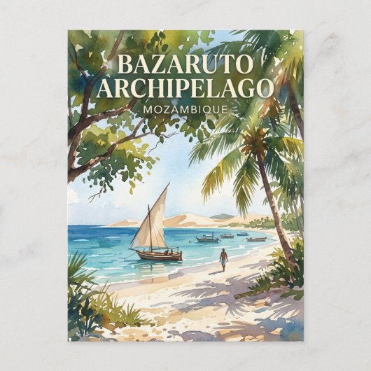 Bazaruto-archipel Mozambique Briefkaart (Voorkant)