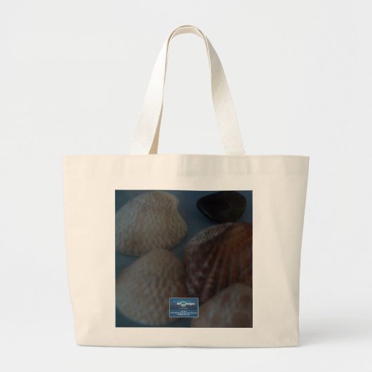 Bazel 2 (SeaShells) RFPMDesignes ©️ 2012 Grote Tote Bag (Voorkant)