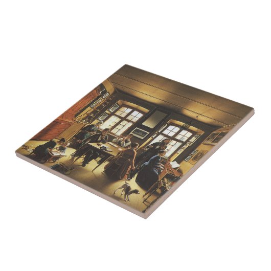 Bazel - concert van Sebastian Gutzwiller Tegeltje (Zijkant)