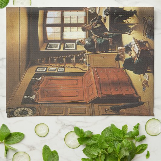 Bazel - concert van Sebastian Gutzwiller Theedoek (Gevouwen)