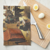 Bazel - concert van Sebastian Gutzwiller Theedoek (Quarter Fold)