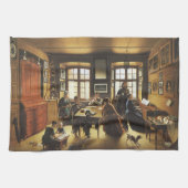 Bazel - concert van Sebastian Gutzwiller Theedoek (Horizontaal)