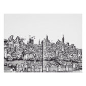 Bazel in het noordwesten van Zwitserland Perfect Poster (Voorkant)