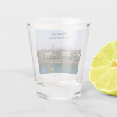 Bazel in Zwitserland Shot Glas (Achterkant)