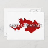 Bazel-land - Bazel-Landschaft Briefkaart (Voorkant / Achterkant)