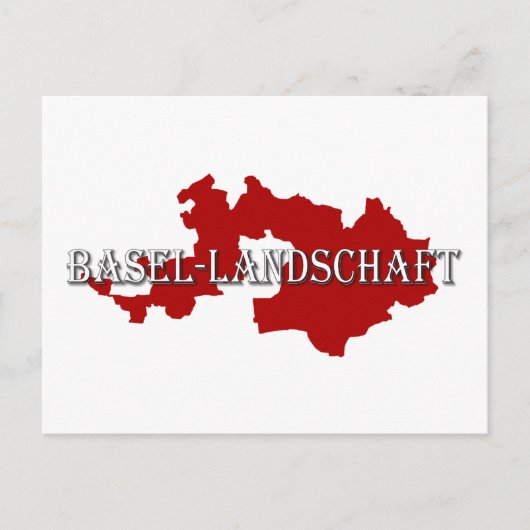 Bazel-land - Bazel-Landschaft Briefkaart (Voorkant)