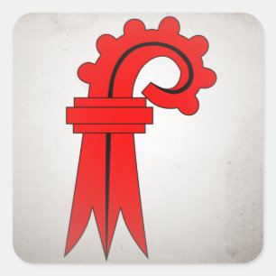 Bazel Landschaft Vierkante Sticker