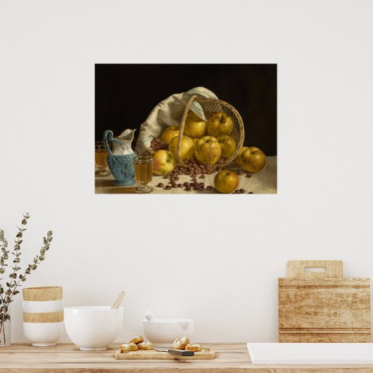 Bazel of Fruit, 1857, van John Francis Poster (Keuken)