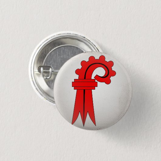 Bazel Ronde Button 3,2 Cm (Voorkant /achterkant)
