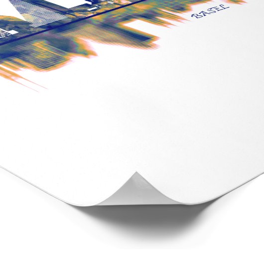Bazel Skyline Poster (Hoek)