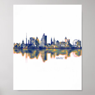 Bazel Skyline Poster