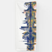 Bazel Skyline Spandoek (Verticaal)