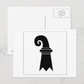 Bazel-staatsvlag Briefkaart (Voorkant / Achterkant)