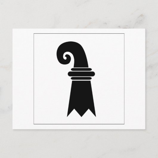 Bazel-staatsvlag Briefkaart (Voorkant)