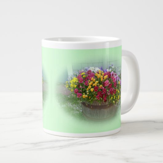 Bazel van de bloesems grote koffiekop (Voorkant rechts)