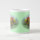 Bazel van de bloesems grote koffiekop (Voorkant)