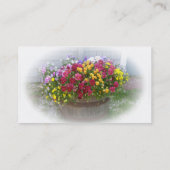 Bazel van de bloesems visitekaartje (Achterkant)