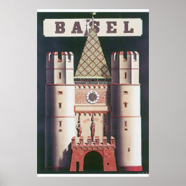 Bazel Vintage Travel Poster
