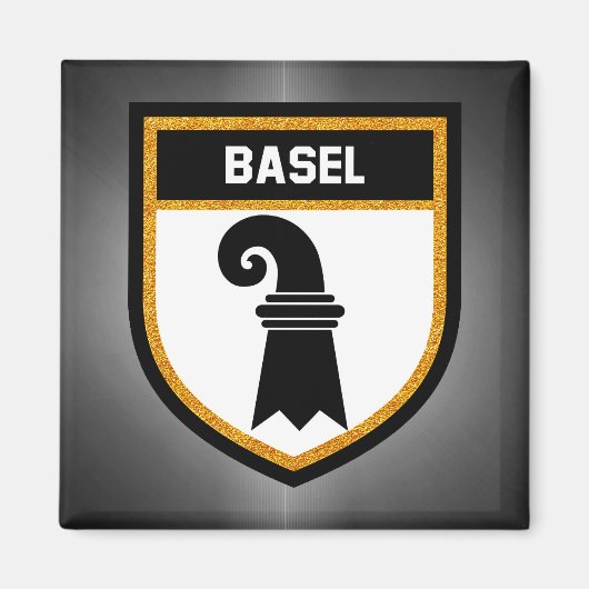 Bazel-vlag Magneet (Voorkant)