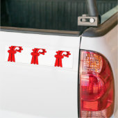 Bazel, vlag Zwitserland Bumpersticker (Op Truck)