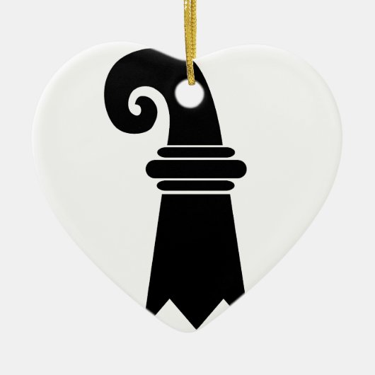 Bazel, vlag Zwitserland Keramisch Ornament (Voorkant)