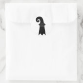 Bazel, vlag Zwitserland Ronde Sticker (Tas)