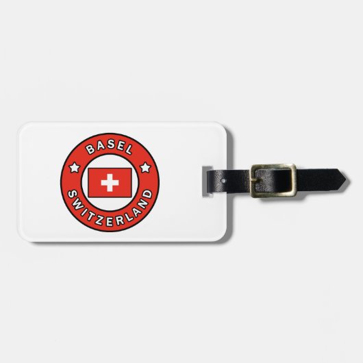 Bazel Zwitserland Bagagelabel (Voorkant horizontaal)