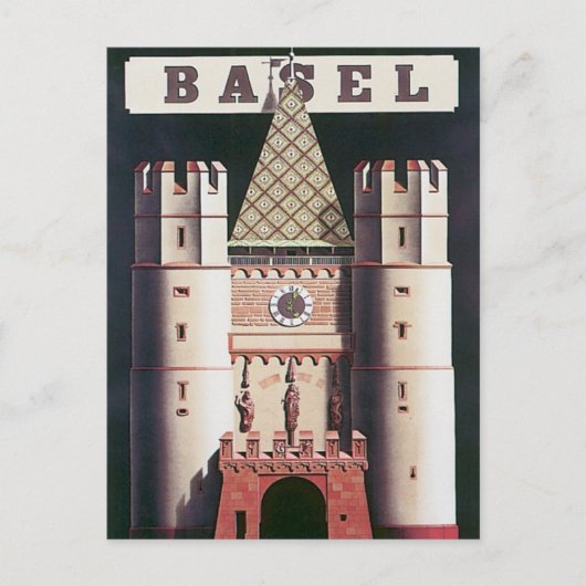 Bazel Zwitserland Briefkaart (Voorkant)