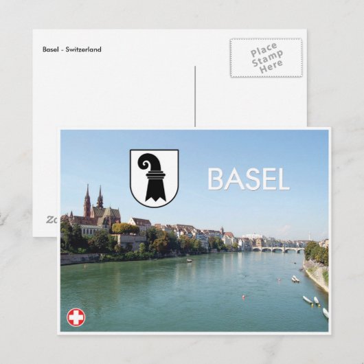 Bazel - Zwitserland Briefkaart (Voorkant / Achterkant)