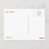 Bazel - Zwitserland Briefkaart (Achterkant)