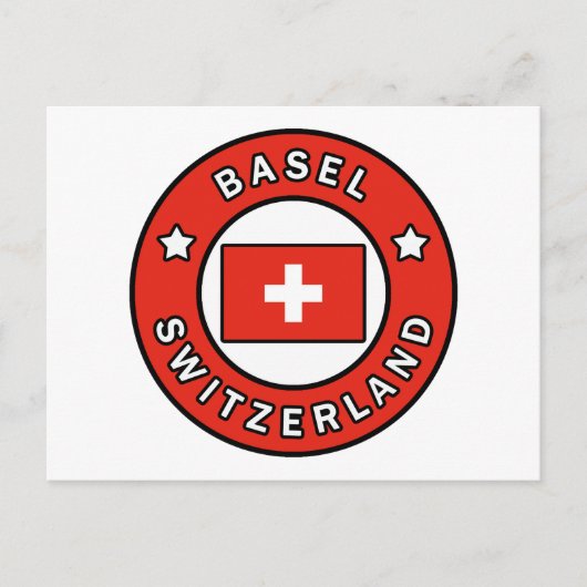 Bazel Zwitserland Briefkaart (Voorkant)
