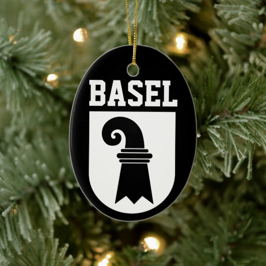 Bazel, Zwitserland Keramisch Ornament (Boom)
