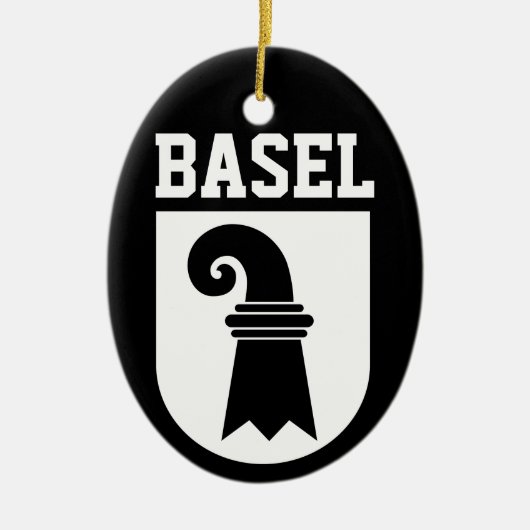 Bazel, Zwitserland Keramisch Ornament (Voorkant)