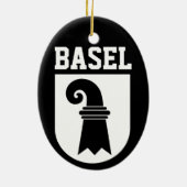 Bazel, Zwitserland Keramisch Ornament (Achterkant)