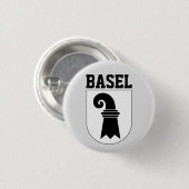 Bazel, Zwitserland Ronde Button 3,2 Cm (Voorkant /achterkant)