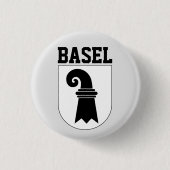 Bazel, Zwitserland Ronde Button 3,2 Cm (Voorkant)