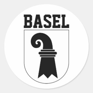 Bazel, Zwitserland Ronde Sticker