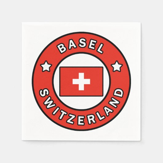 Bazel Zwitserland Servet (Voorkant)