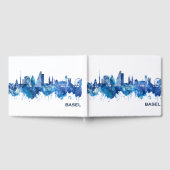Bazel Zwitserland Skyline Blue Gastenboek (Volledig)