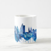 Bazel Zwitserland Skyline Blue Koffiemok (Center)