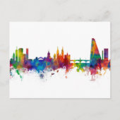 Bazel Zwitserland Skyline Briefkaart (Voorkant)