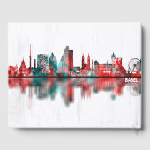 Bazel Zwitserland Skyline Gastenboek (Achterkant)