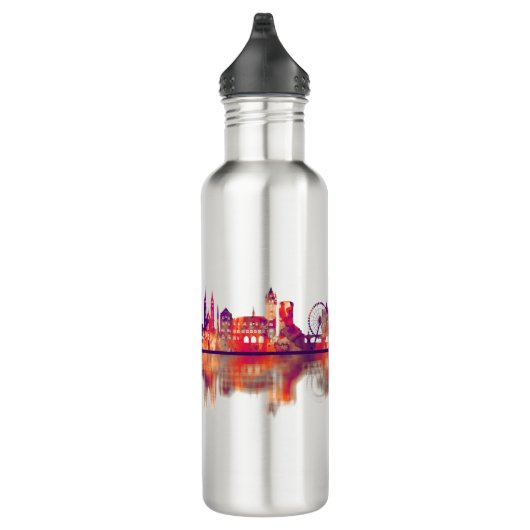 Bazel Zwitserland Skyline Waterfles (Rechts)