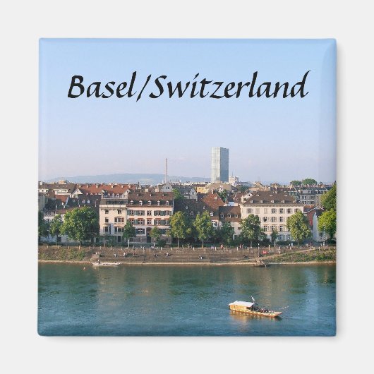 Bazel/Zwitserland - Souvenirmagneet Magneet (Voorkant)