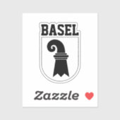 Bazel, Zwitserland Sticker (Vel)