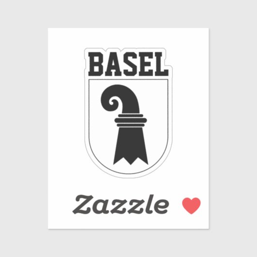Bazel, Zwitserland Sticker (Vel)