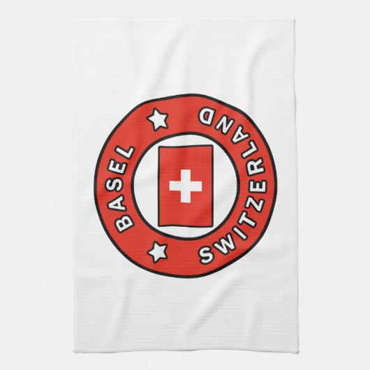 Bazel Zwitserland Theedoek (Verticaal)