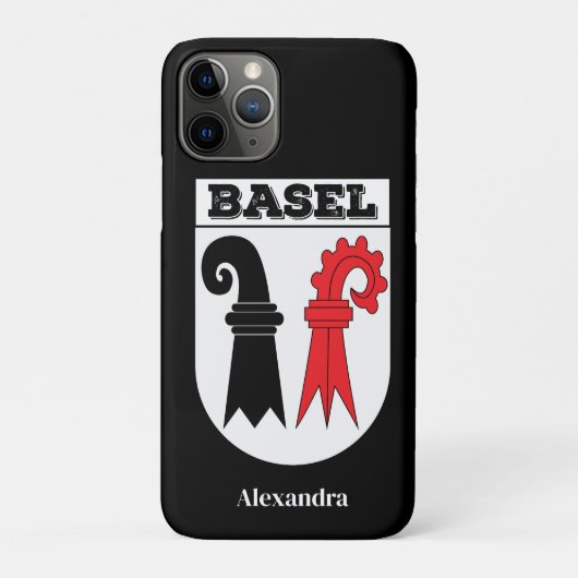 Bazel, Zwitserland | Zwitserse vuurwapenschild Case-Mate iPhone Case (Achterkant)